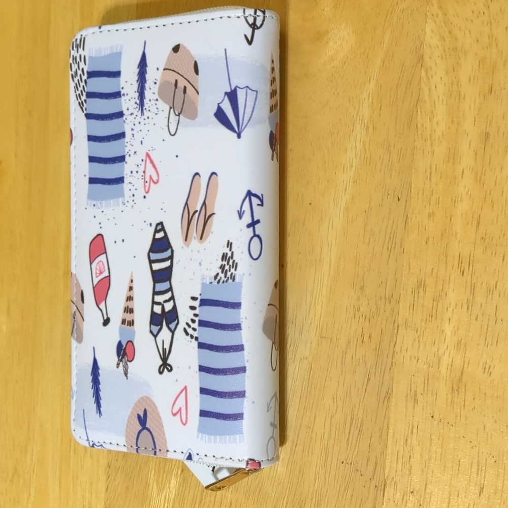 Beach themed wallet